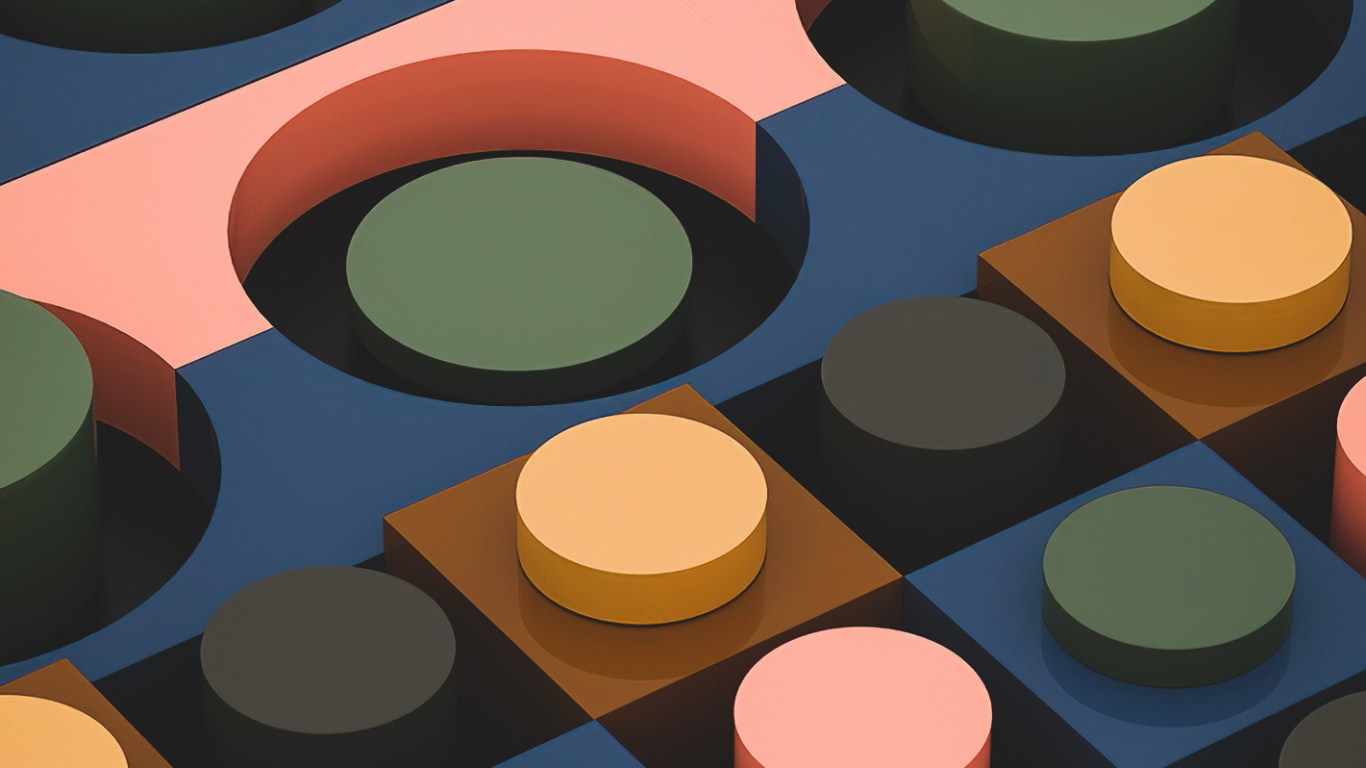 Muster, Brown, Farbigkeit, Licht, Schwarz. Wallpaper in 1366x768 Resolution