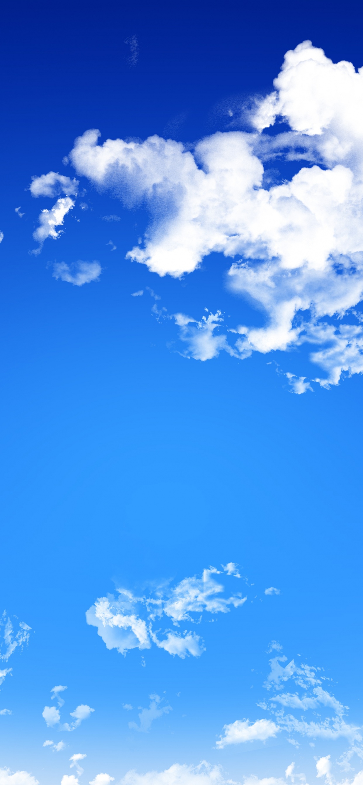 White Clouds and Blue Sky During Daytime. Wallpaper in 1242x2688 Resolution