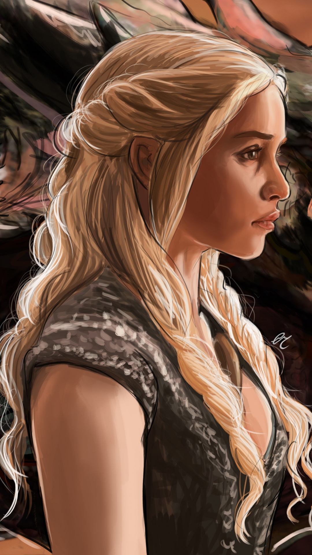 Woman in Black and White Dress. Wallpaper in 1080x1920 Resolution