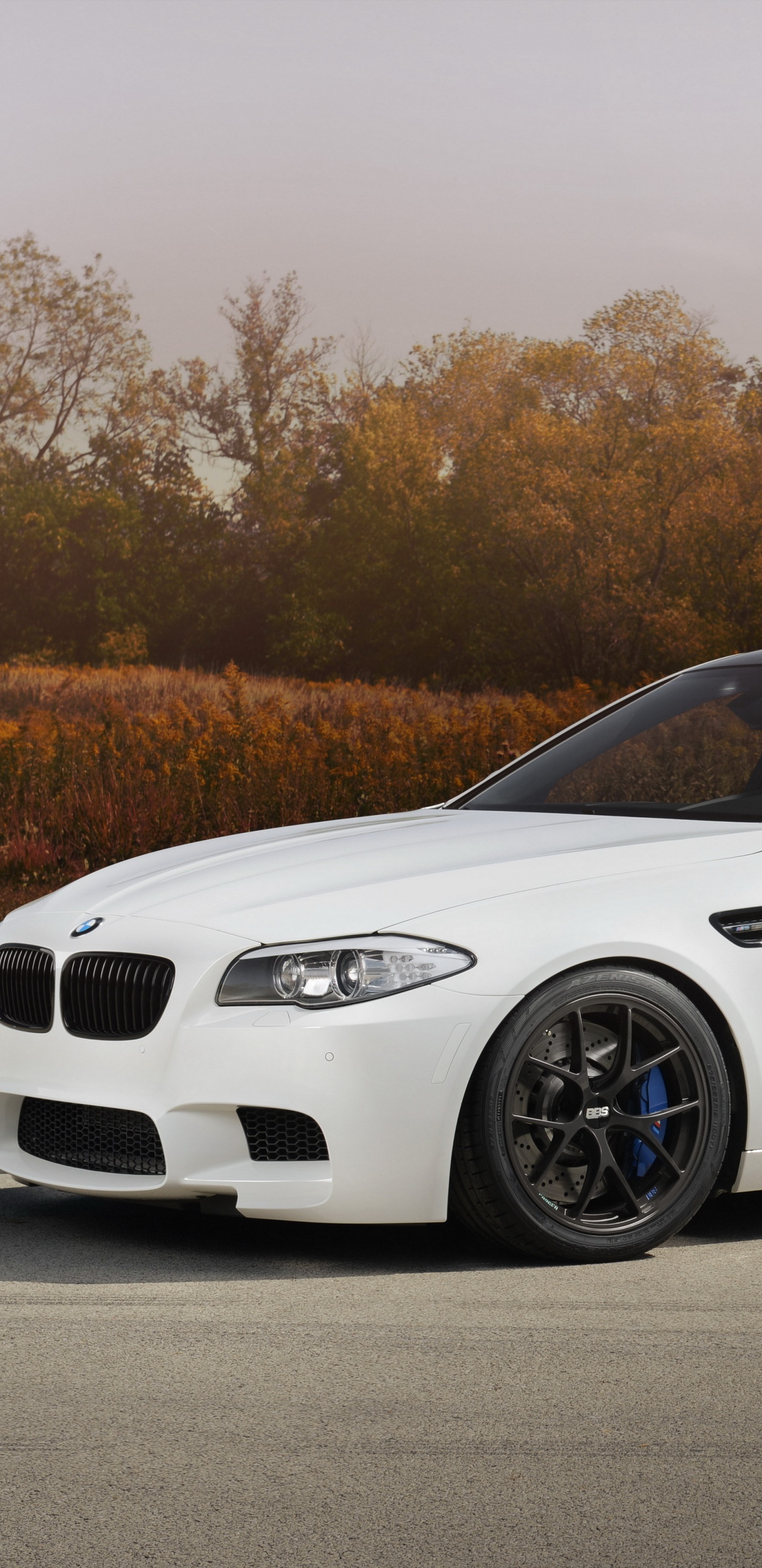BMW M 3 Coupé Blanco Estacionado en la Carretera de Asfalto Gris Durante el Día. Wallpaper in 1440x2960 Resolution