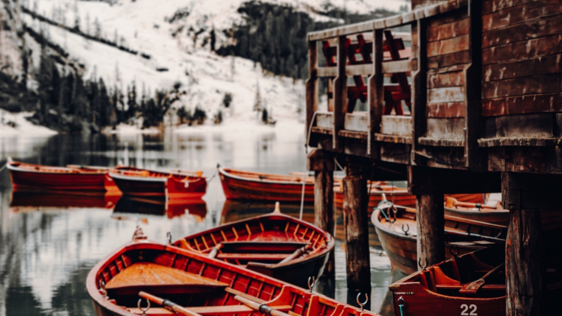 Reflexion, Natur, Saison, Wasser, Boot. Wallpaper in 1920x1080 Resolution