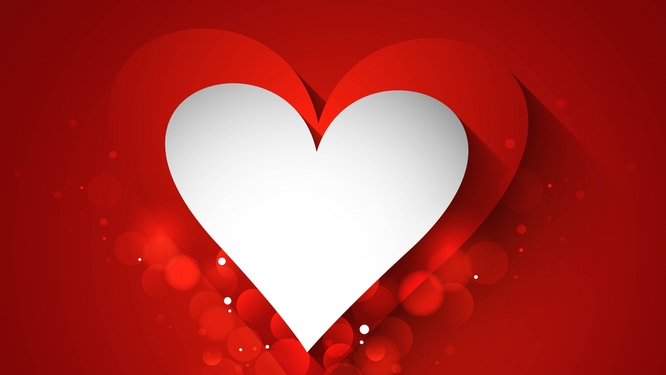 Coraz, el Día de San Valentín, Rojo, Amor, Organo. Wallpaper in 2560x1440 Resolution