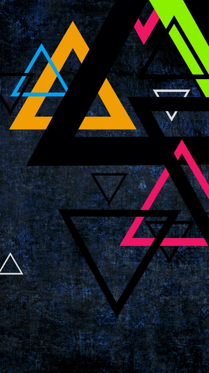 Triangulo, Asfalto, Logotipo, Marca, Gráficos. Wallpaper in 720x1280 Resolution