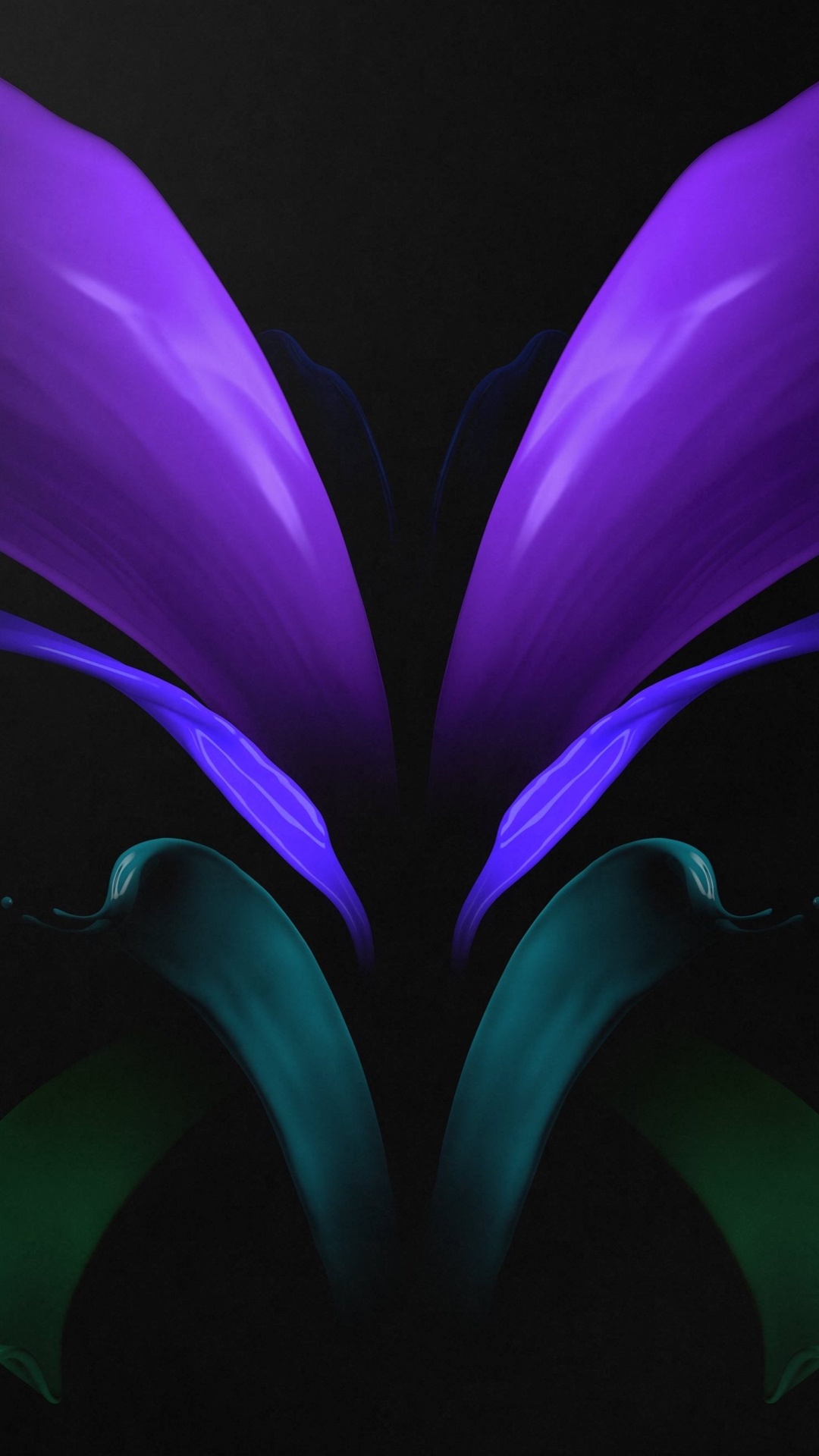 Samsung Galaxy, Samsung, Samsung Galaxy Z Fold 2, NFC, 紫色的 壁纸 1080x1920 允许