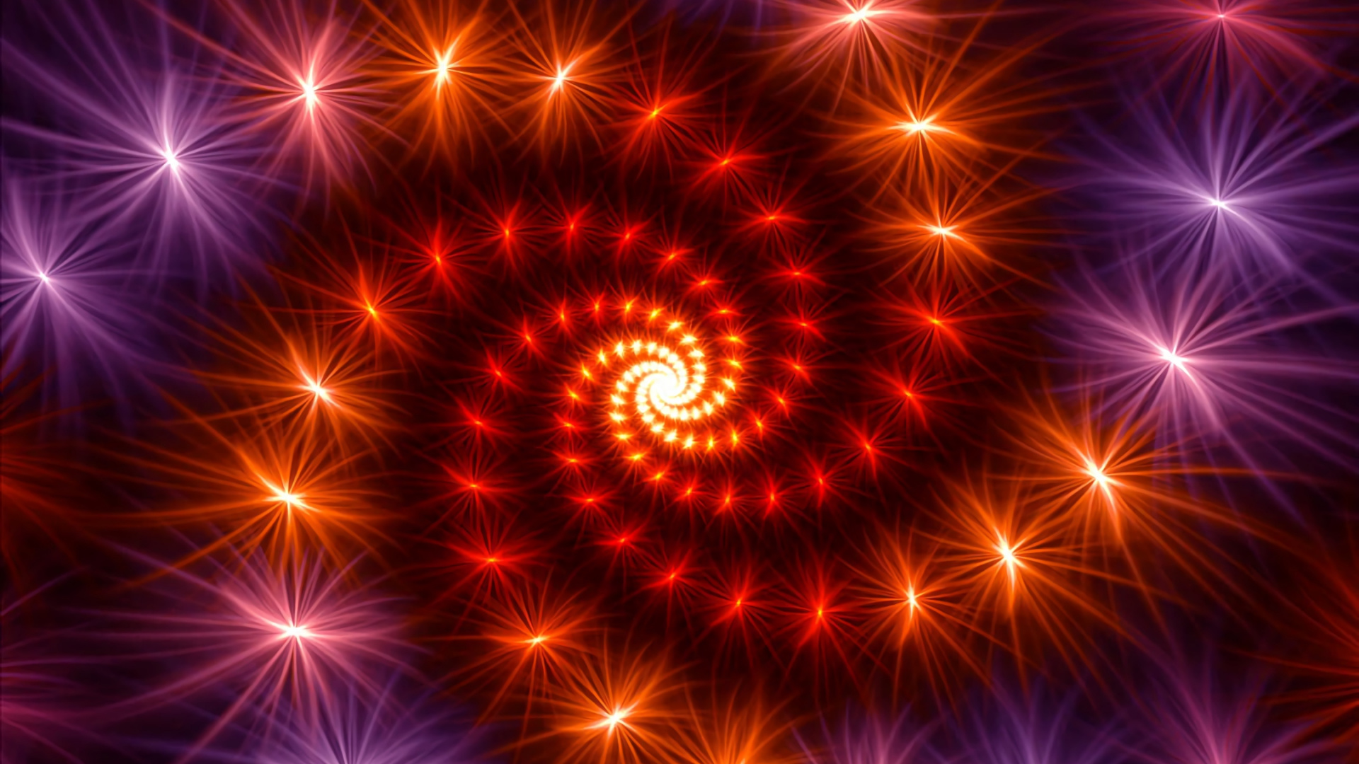 Luz Espiral Roja y Negra. Wallpaper in 1920x1080 Resolution