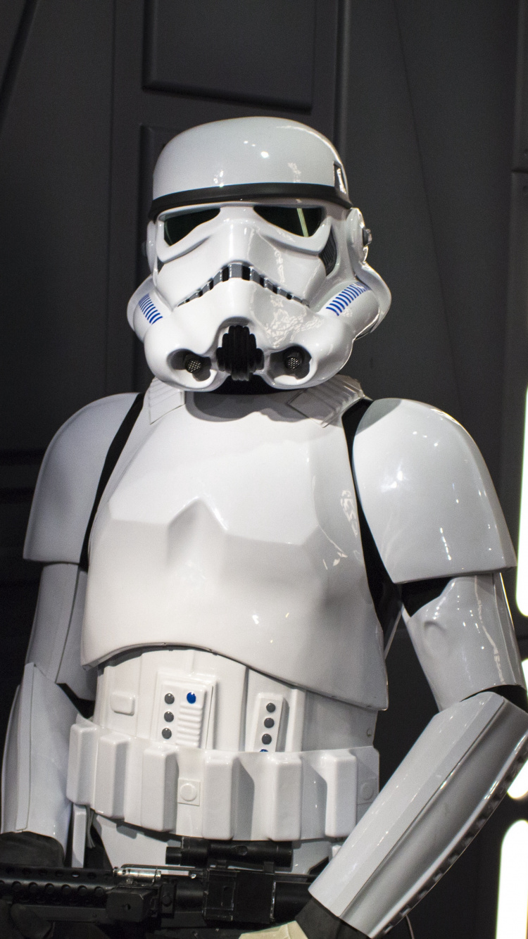 Figura de Acción, Espacio, Luke Skywalker, Robot, Stormtrooper. Wallpaper in 750x1334 Resolution