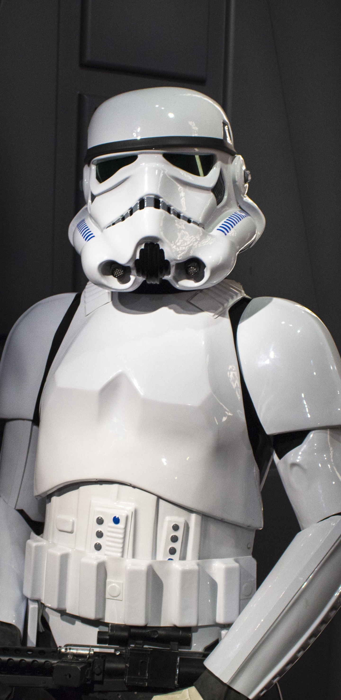 Action Figure, Space, Luke Skywalker, Robot, Stormtrooper. Wallpaper in 1440x2960 Resolution