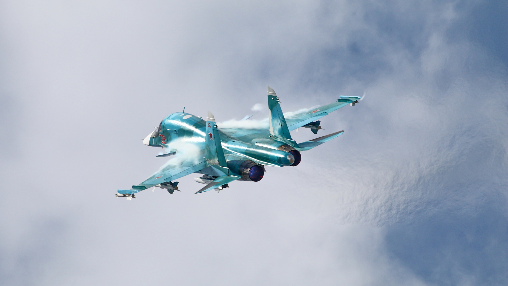 Green and White Fighter Plane Flying in The Sky. Wallpaper in 1920x1080 Resolution