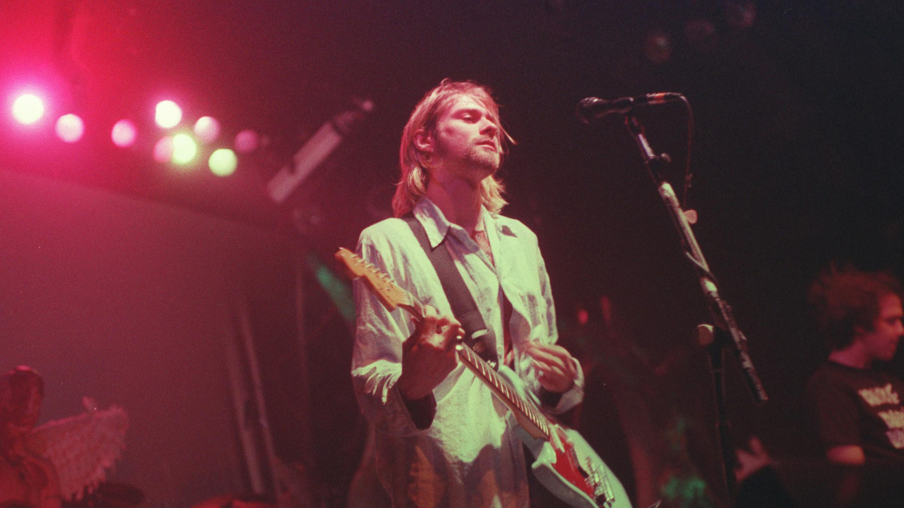 Nirvana, Vivir, Rendimiento, Entretenimiento, Músico. Wallpaper in 1280x720 Resolution