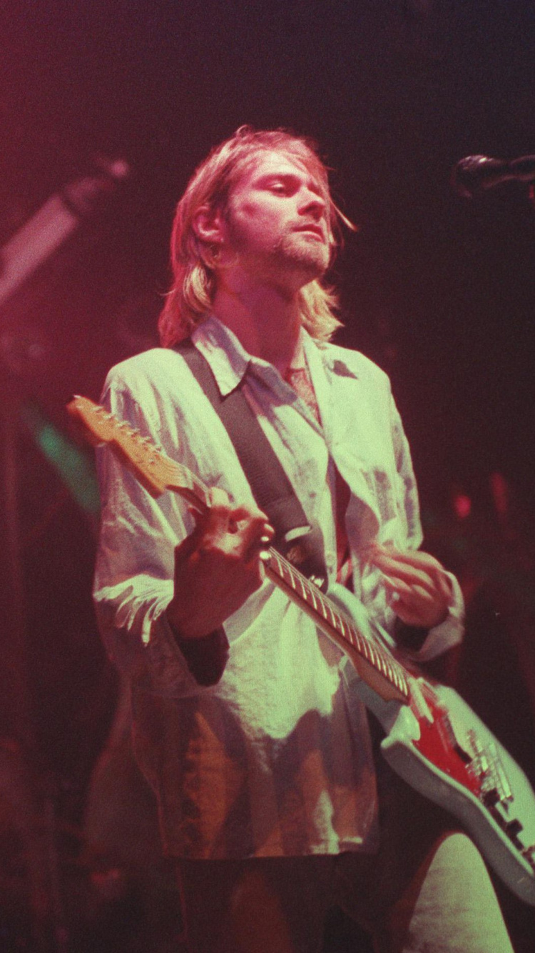 Nirvana, Live, Performance, Entertainment, Musician. Wallpaper in 750x1334 Resolution