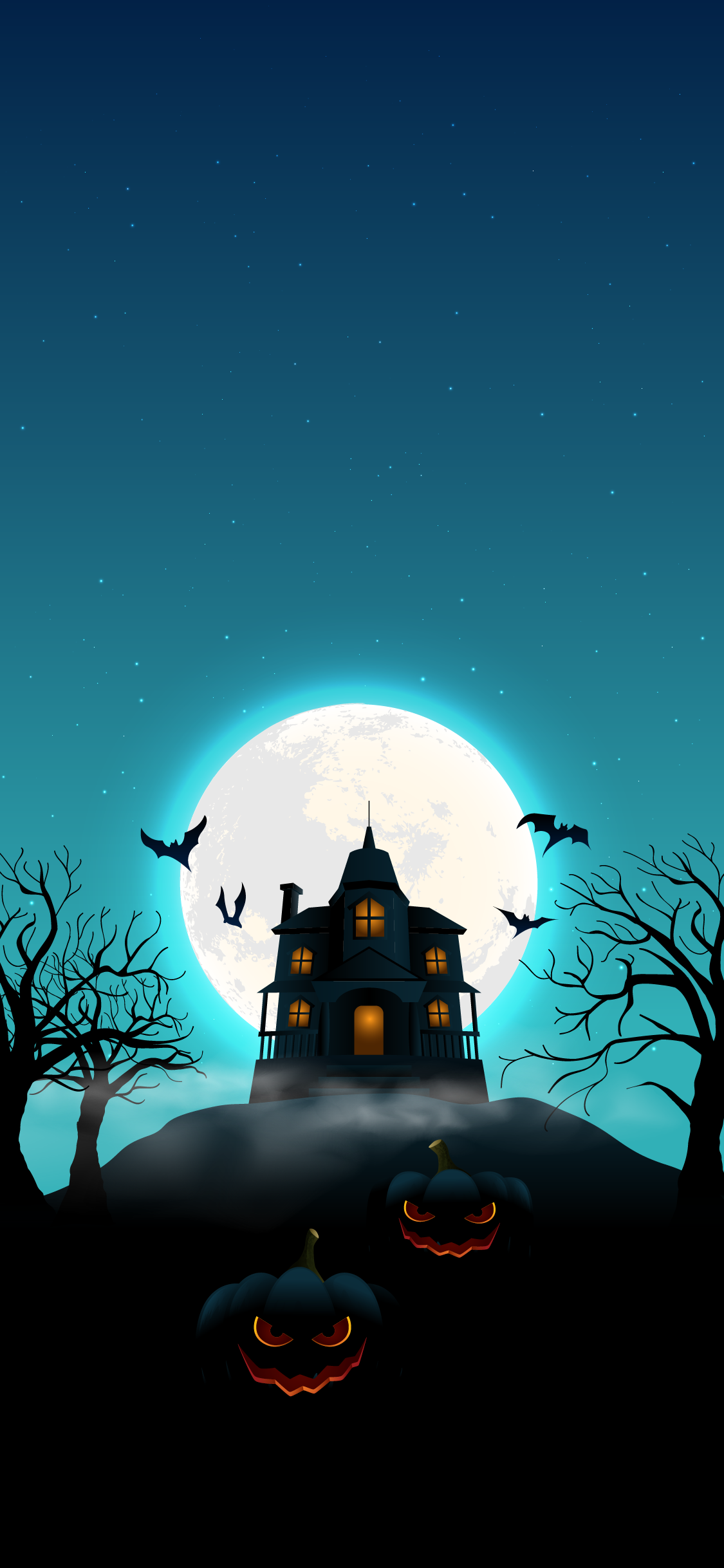 Ambiente, Naturaleza, Luna, Arte, Objeto Astronómico. Wallpaper in 1125x2436 Resolution