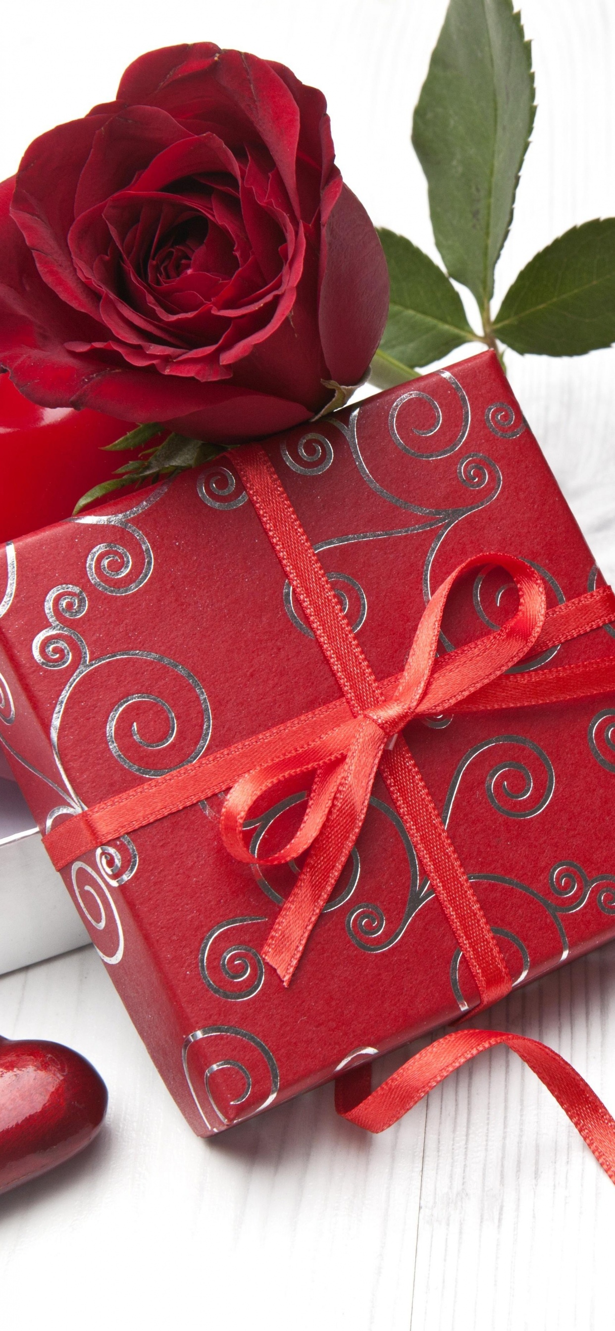 Heart, Rose, Valentines Day, Romance, Red. Wallpaper in 1242x2688 Resolution