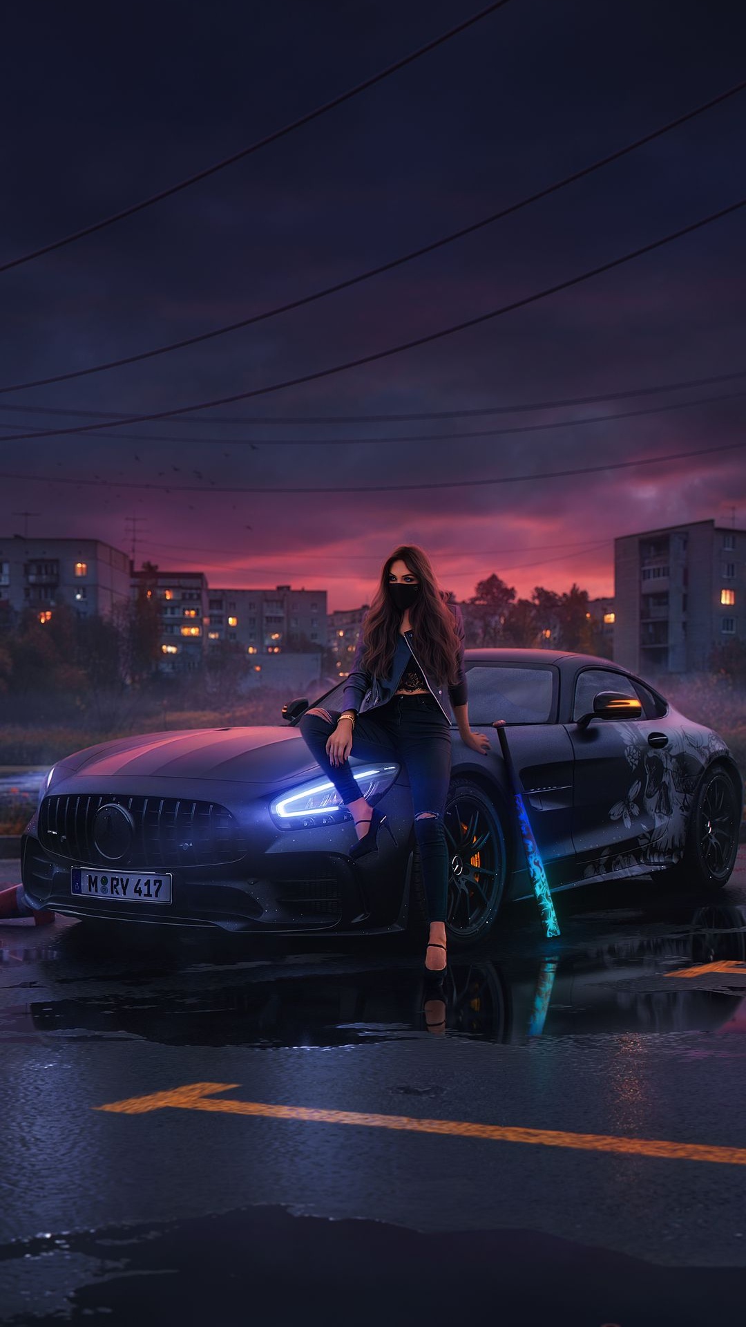 Mercedes Benz, Mercedes Benz Amg Gt, Mercedes Benz Classe c, Mercedes Amg, Supercar. Wallpaper in 1080x1920 Resolution