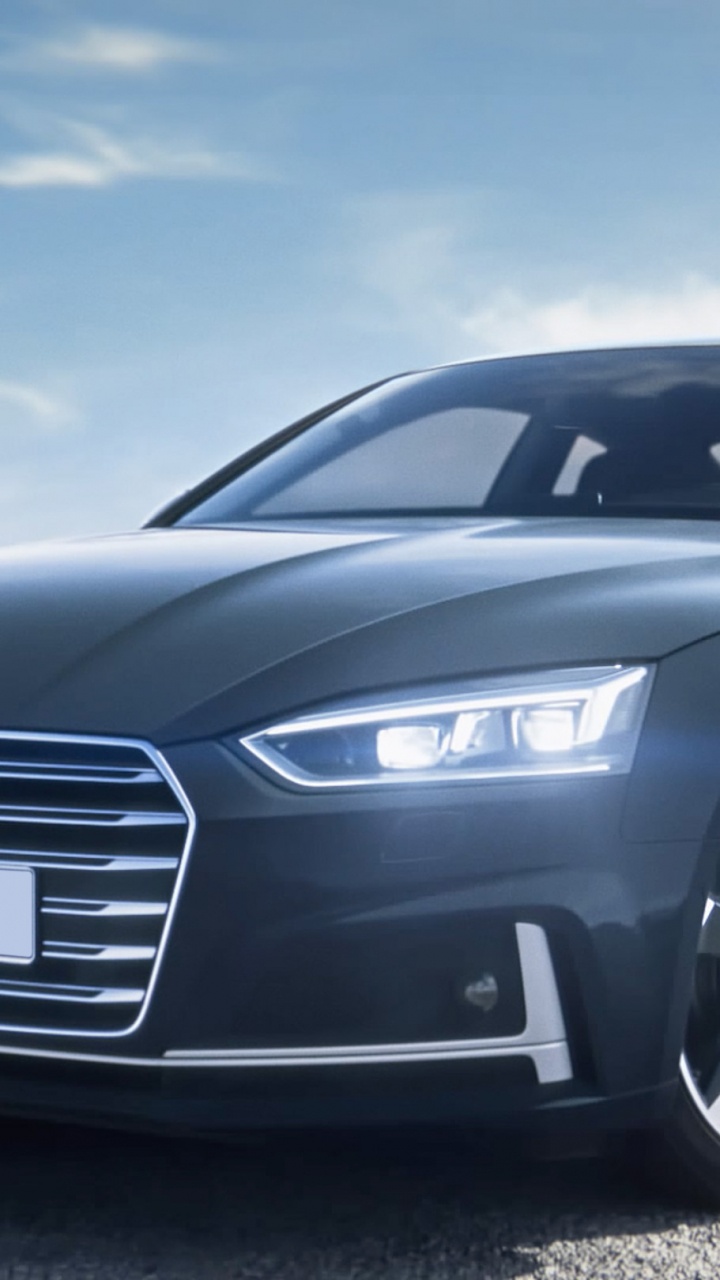 Black Audi Coupe on Road During Daytime. Wallpaper in 720x1280 Resolution