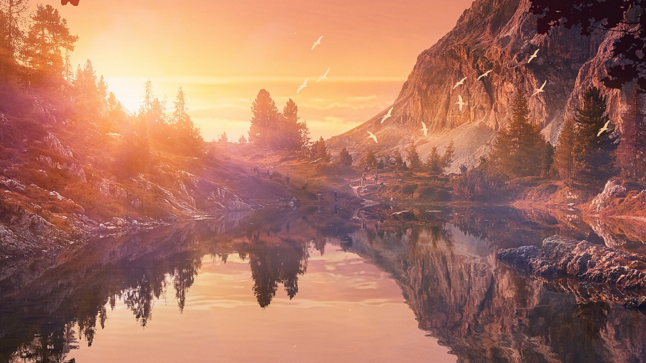 Licht, Wasser, Cloud, Wasserressourcen, Atmosphäre. Wallpaper in 1280x720 Resolution