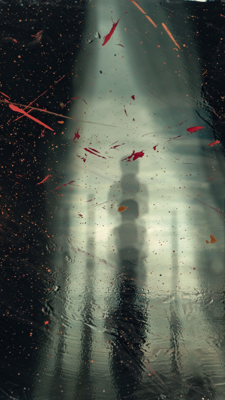 Water Droplets on Glass During Night Time. Wallpaper in 750x1334 Resolution