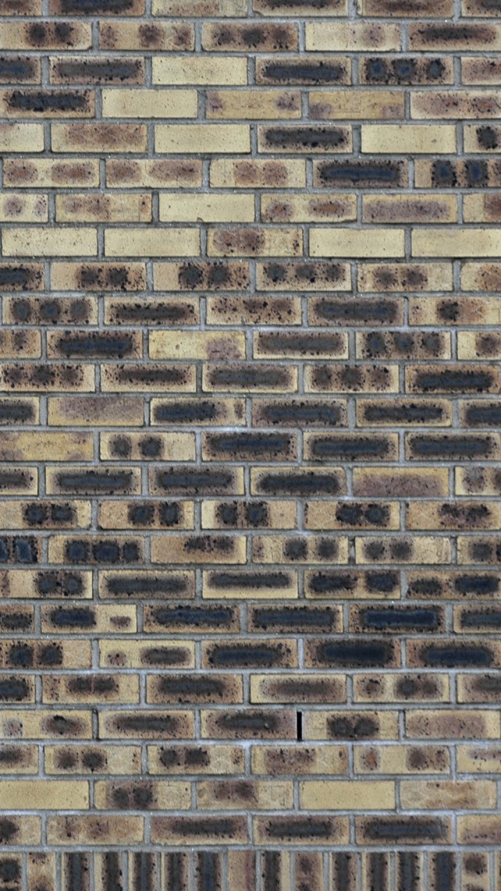 Pared de Ladrillo Marrón y Negro. Wallpaper in 720x1280 Resolution