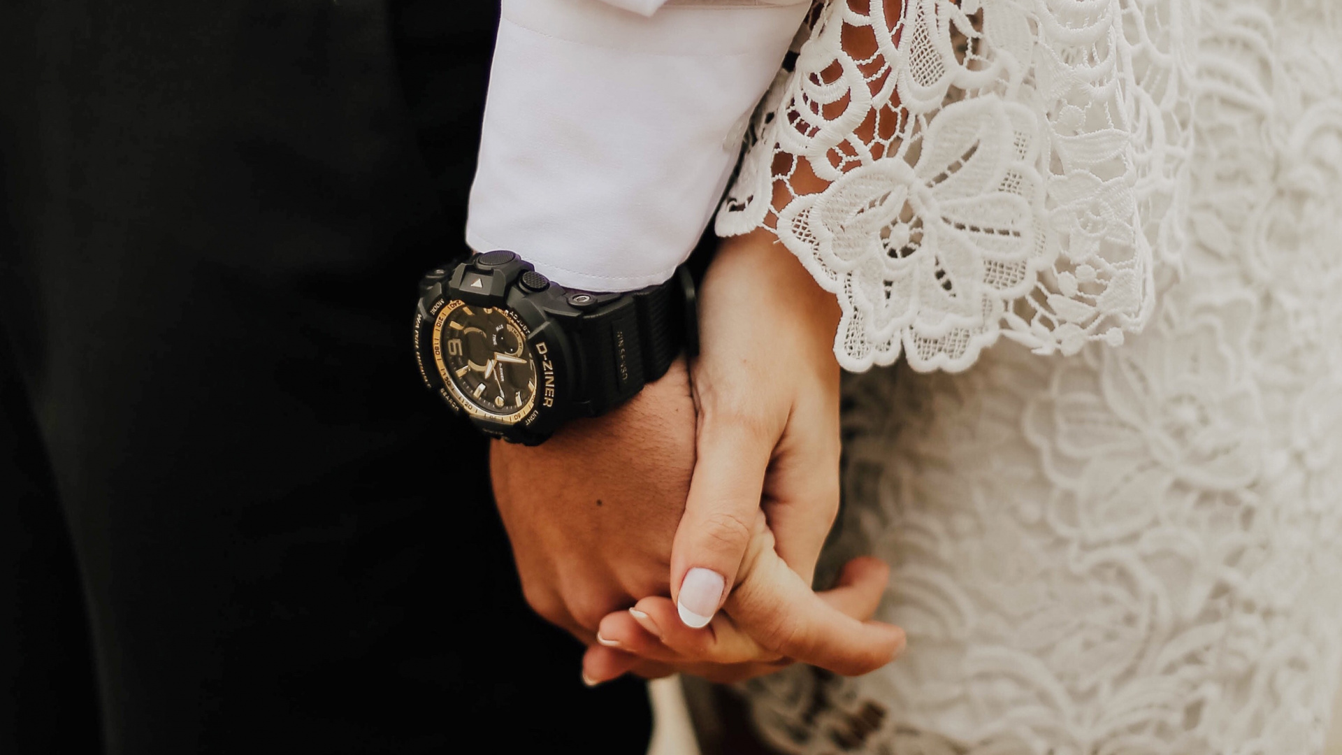 Couple, Main, White, Dentelle, Mode. Wallpaper in 1920x1080 Resolution