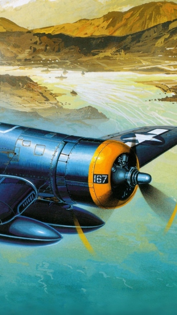 Schwarz-gelber Kampfjet, Der Tagsüber Über Den Braunen Berg Fliegt. Wallpaper in 720x1280 Resolution