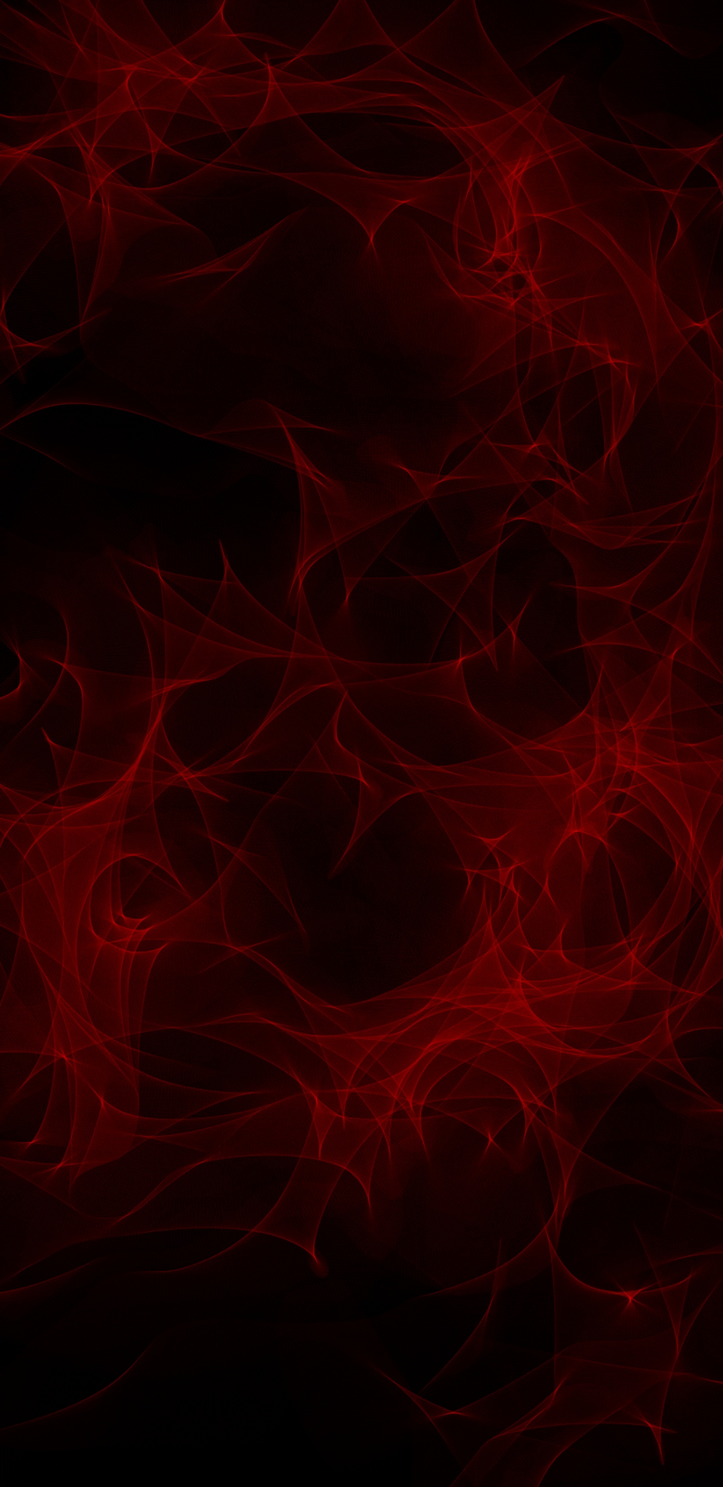 Peinture Abstraite Rouge et Noire. Wallpaper in 1440x2960 Resolution