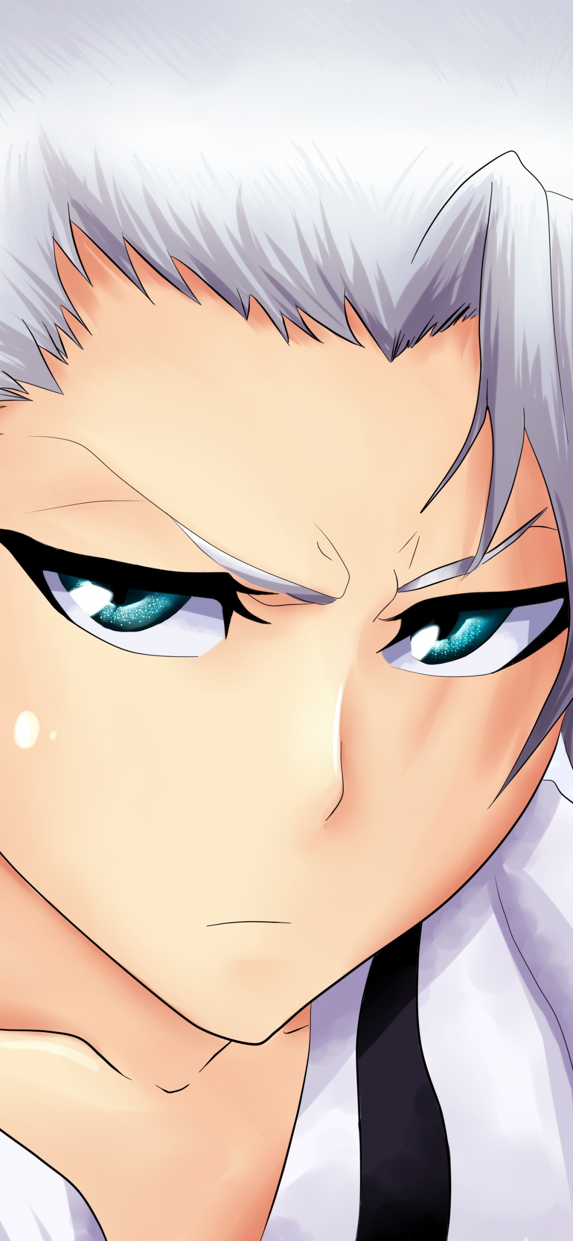 Male Anime Character With Brown Hair. Wallpaper in 1125x2436 Resolution