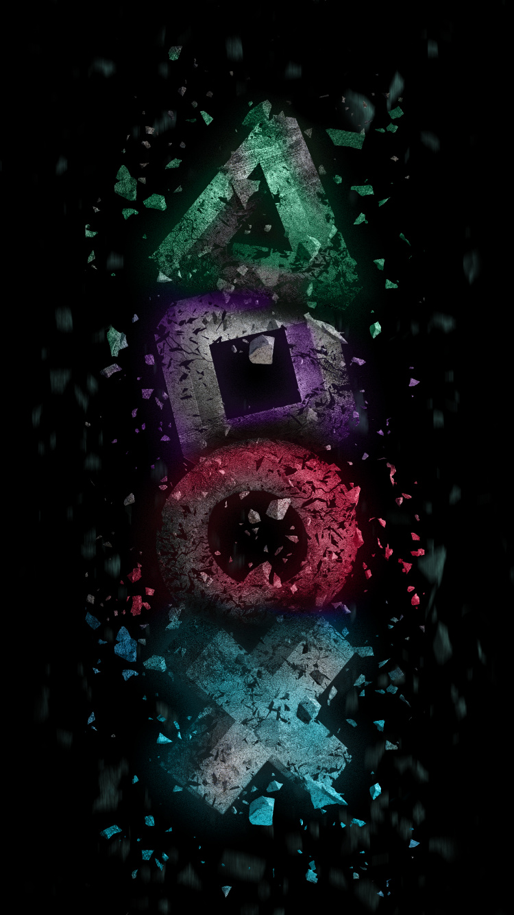 Playstation 4, Playstation 5, Agua, Morado, Violeta. Wallpaper in 750x1334 Resolution