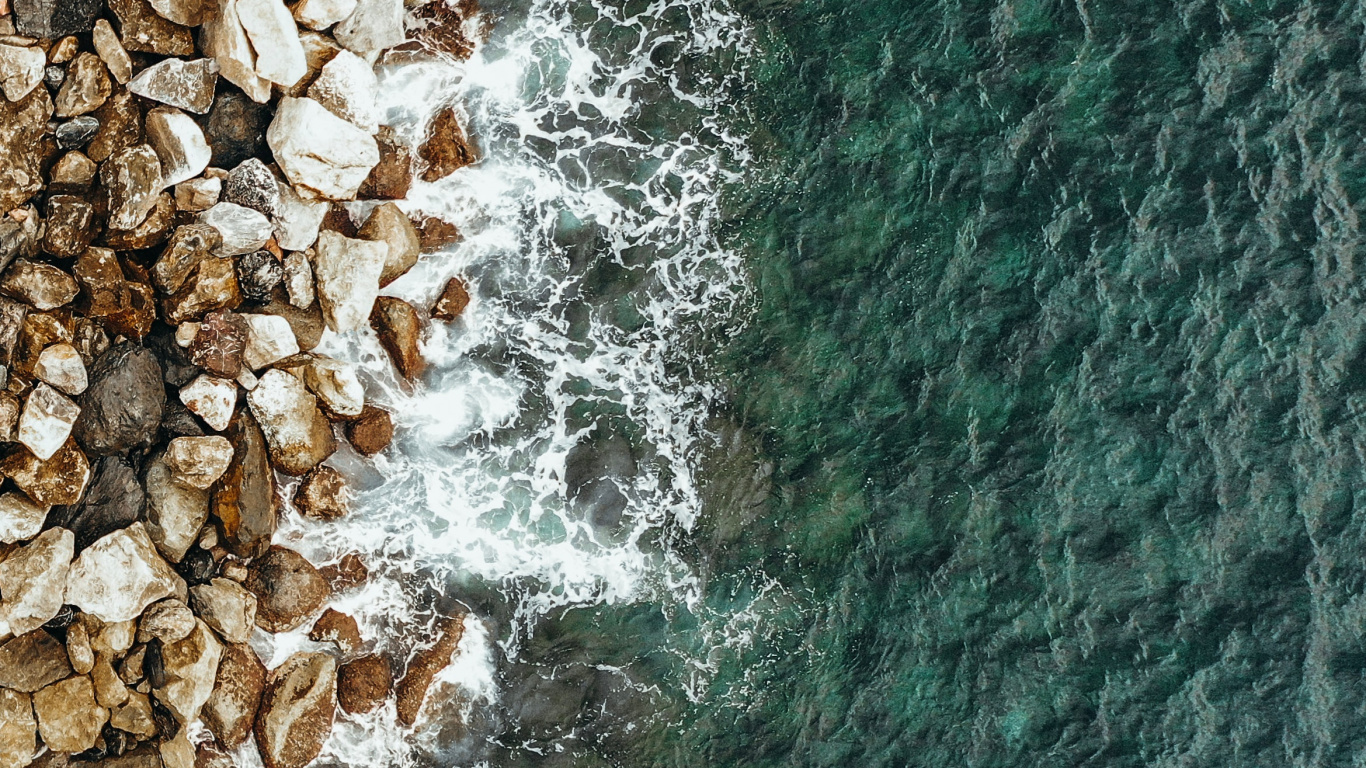 Acantilado, Paisaje Natural, Mar, Los Recursos de Agua, Curso de Agua. Wallpaper in 1366x768 Resolution