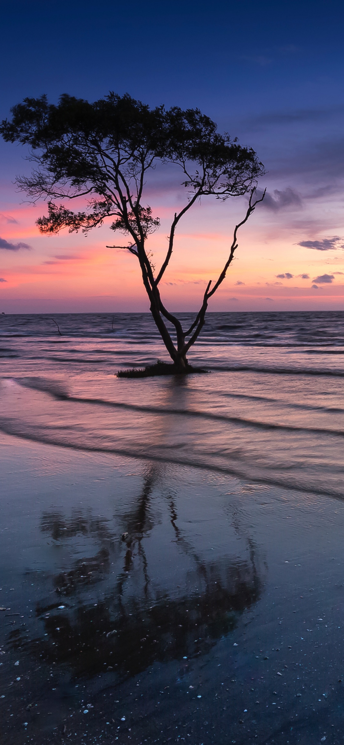Naturaleza, Paisaje Natural, Oceano, Mar, Atardecer. Wallpaper in 1125x2436 Resolution