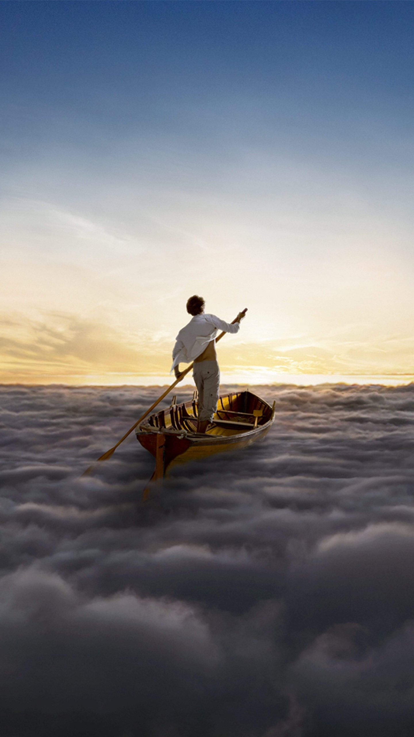 Pink Floyd, Album, Cloud, Horizont, Meer. Wallpaper in 1440x2560 Resolution