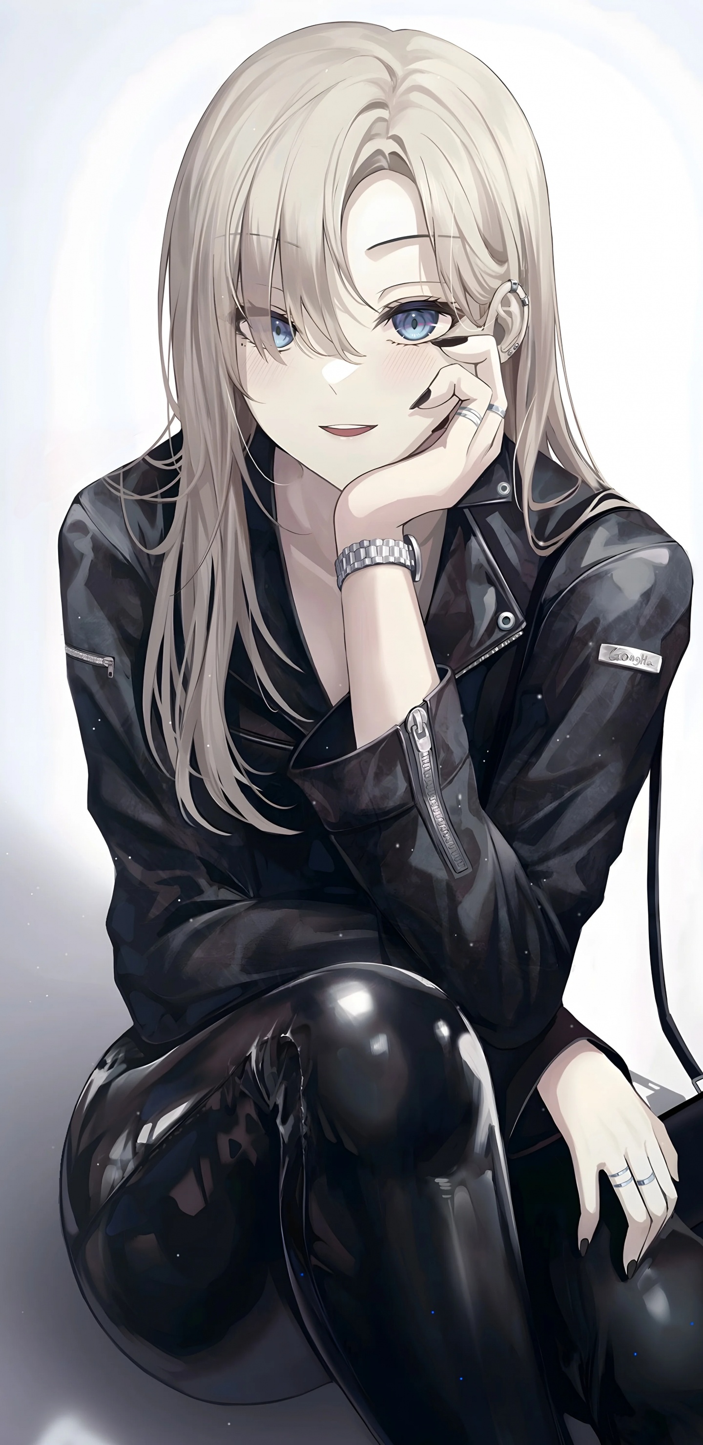 Anime Féminin, Dessin Animé, Chika Fujiwara, Manche, Face. Wallpaper in 1440x2960 Resolution