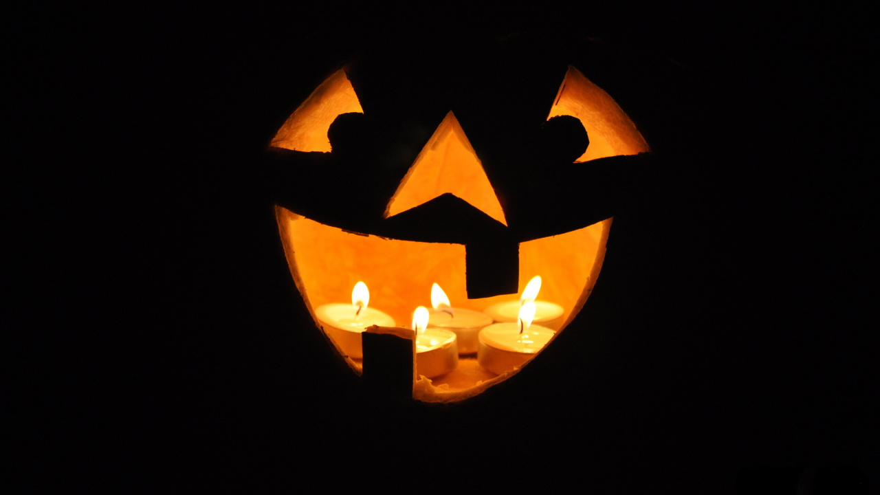 Jack O'lantern, Calabaza, Talla, Halloween, Cucurbita. Wallpaper in 1280x720 Resolution
