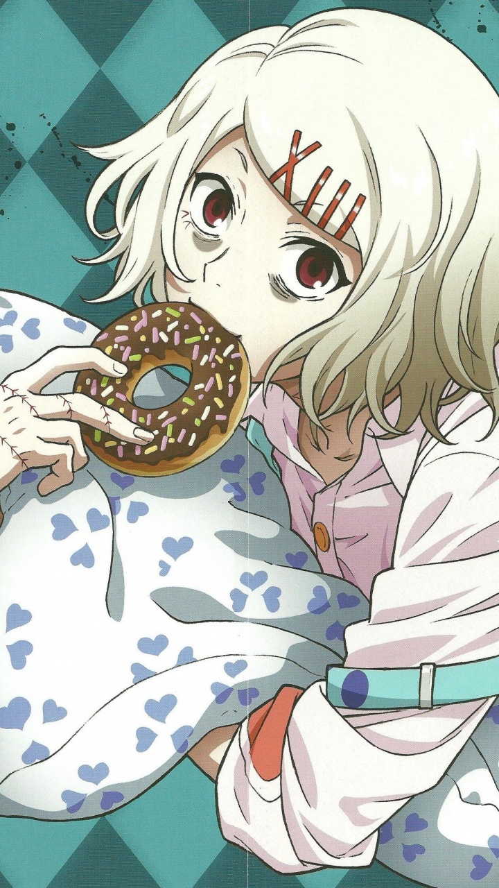 Mädchen in Weißer Und Roter Schuluniform Mit Roter Ballonillustration Holding. Wallpaper in 720x1280 Resolution