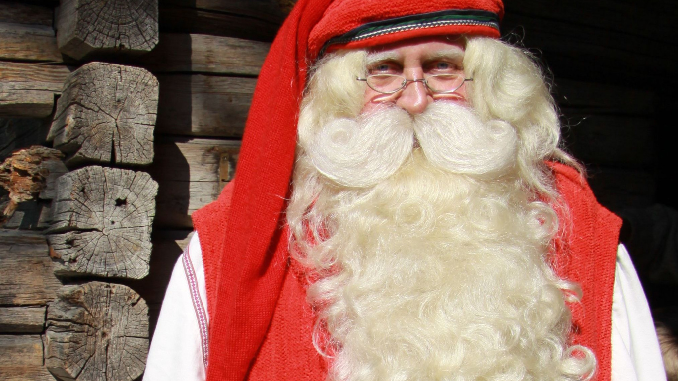 Ded Moroz, Finlandia, Snegurochka, Santa Claus, El Día De Navidad. Wallpaper in 1366x768 Resolution