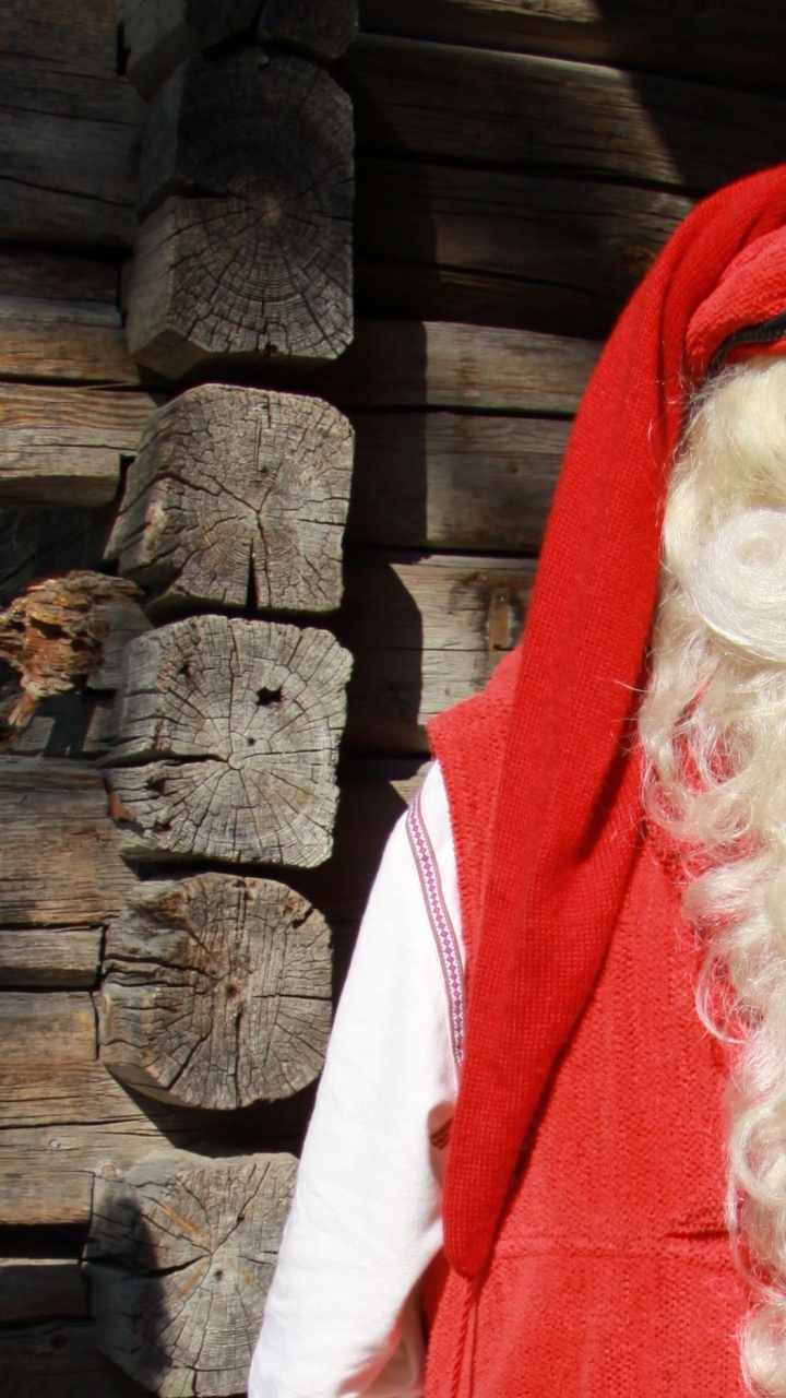 Ded Moroz, Finlande, Snegourotchka, Santa Claus, Le Jour De Noël. Wallpaper in 720x1280 Resolution
