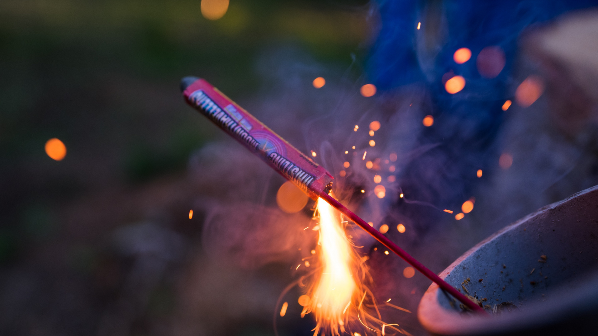 Firecracker, Fireworks, Sparkler, Diwali, Night. Wallpaper in 1920x1080 Resolution