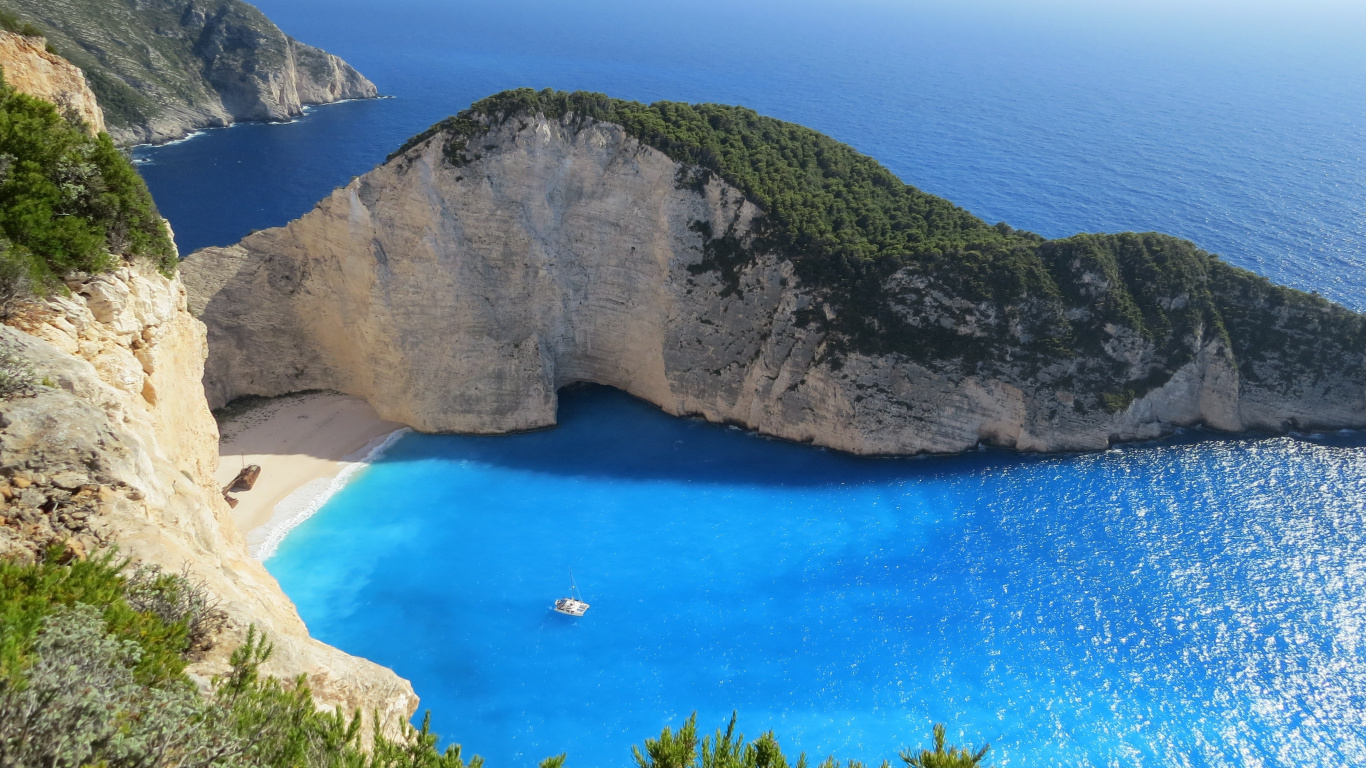 Corfu Greece Vacation, Corfu, Zakynthos, Travel, Vacation. Wallpaper in 1366x768 Resolution