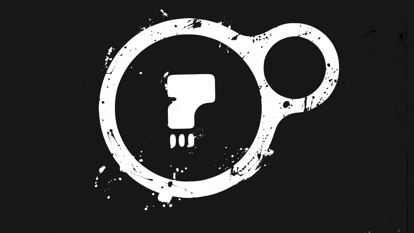 Smartphone, Circulo, Arte, Simbolo, Monocromo. Wallpaper in 1366x768 Resolution