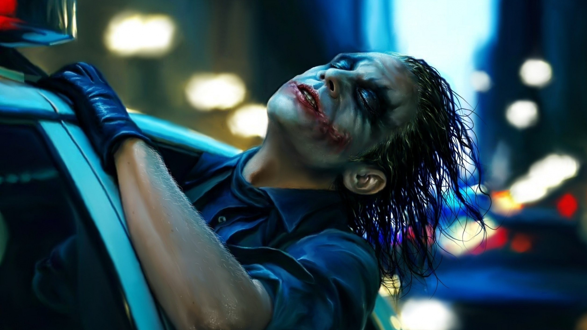 Mann im Blauen Rundhalshemd. Wallpaper in 1920x1080 Resolution