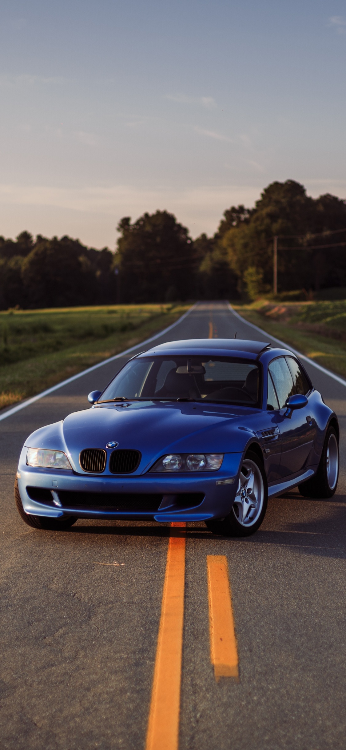 Blue Porsche 911 on Road During Daytime. Wallpaper in 1125x2436 Resolution