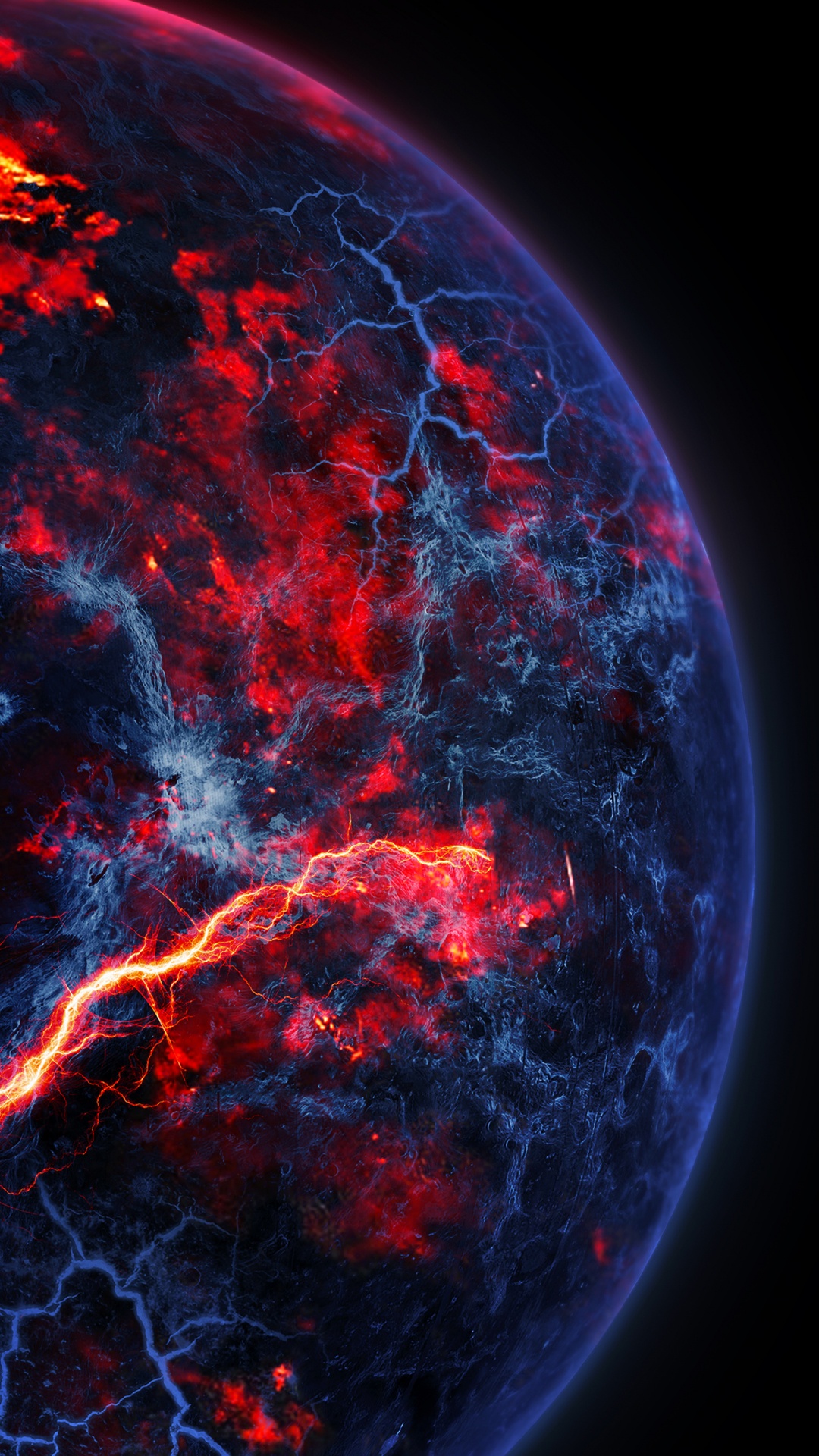 Apples, Atmosphere, World, Lava, Fissure Vent. Wallpaper in 1080x1920 Resolution
