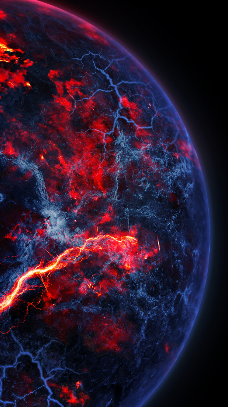 Manzana, Ambiente, Lava, Fisura de Ventilación, Objeto Astronómico. Wallpaper in 750x1334 Resolution