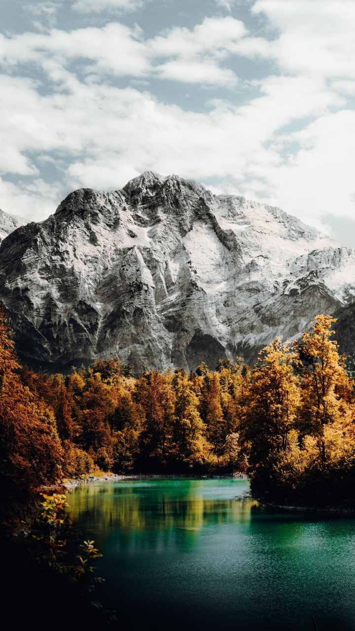 Nature, Mountain, Wilderness, Lake, Natural Landscape. Wallpaper in 720x1280 Resolution