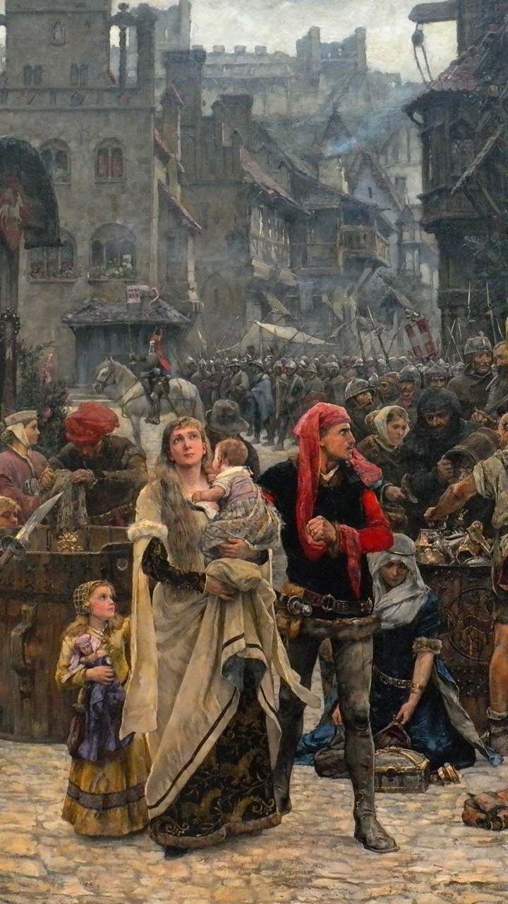 Les Gens en Costume Traditionnel Marron et Rouge Assis Sur Une Chaise en Bois Marron Pendant la Journée. Wallpaper in 720x1280 Resolution