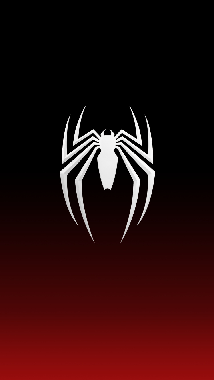 Spider-man, Amoled, Araignée, Symbole, Graphique. Wallpaper in 750x1334 Resolution