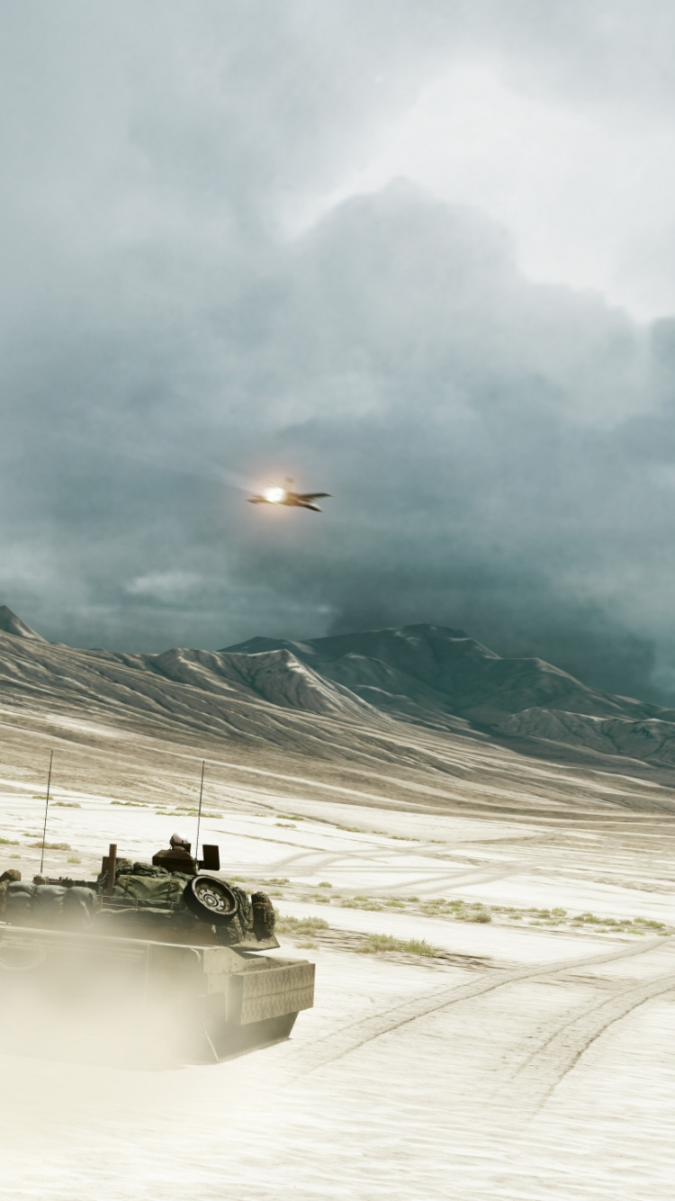 Electronic Arts, Battlefield Bad Company 2, Sky, Mountains, ea Dice. Wallpaper in 750x1334 Resolution