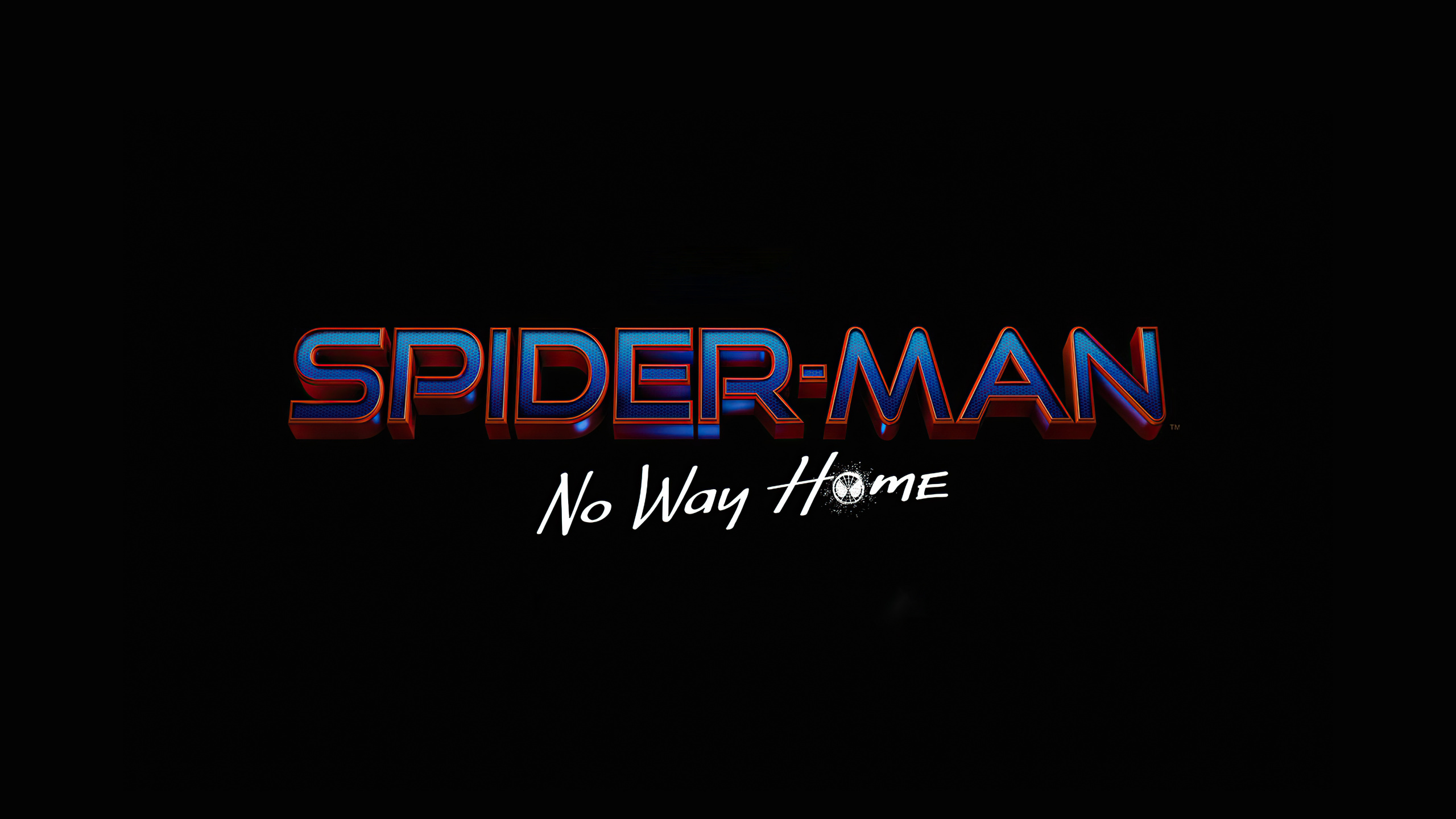 Spider-man: no Way Home, Graphisme, Logo, Magenta, Minuit. Wallpaper in 2560x1440 Resolution
