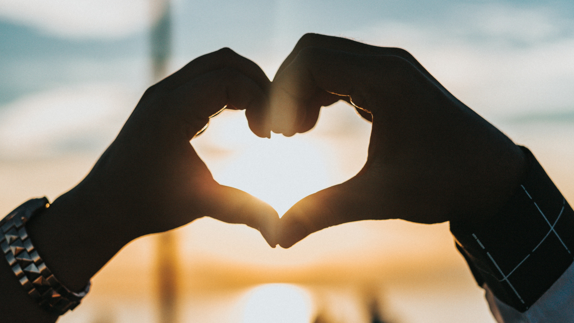 Hand, Love, Gesture, Water, Finger. Wallpaper in 1920x1080 Resolution