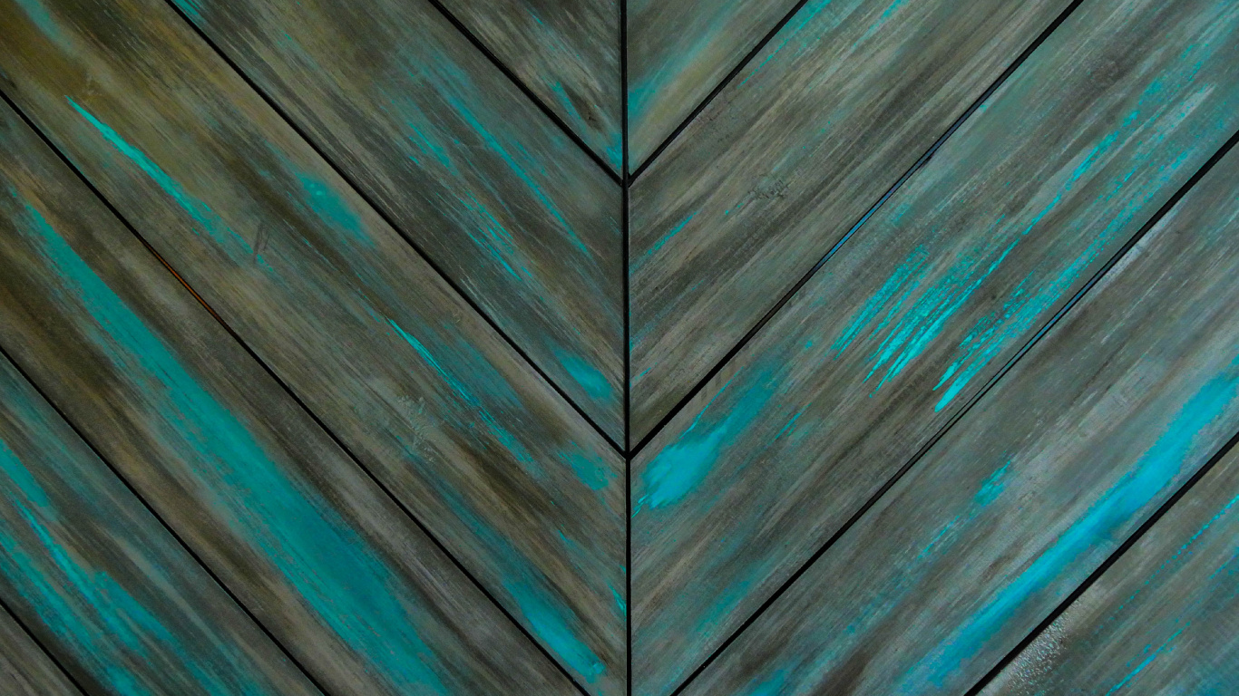 Planche de Bois Marron et Bleu. Wallpaper in 1366x768 Resolution