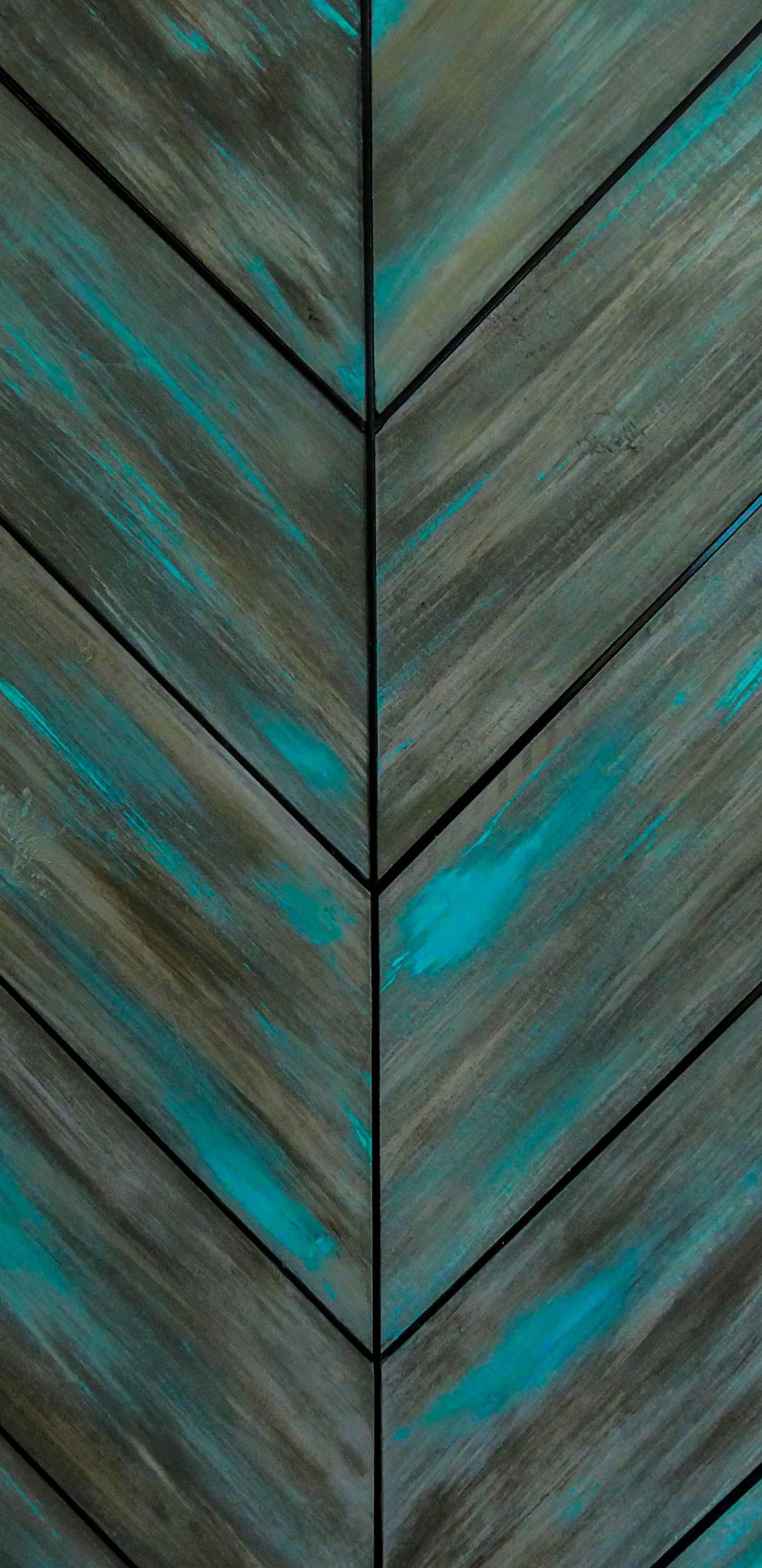 Planche de Bois Marron et Bleu. Wallpaper in 1440x2960 Resolution