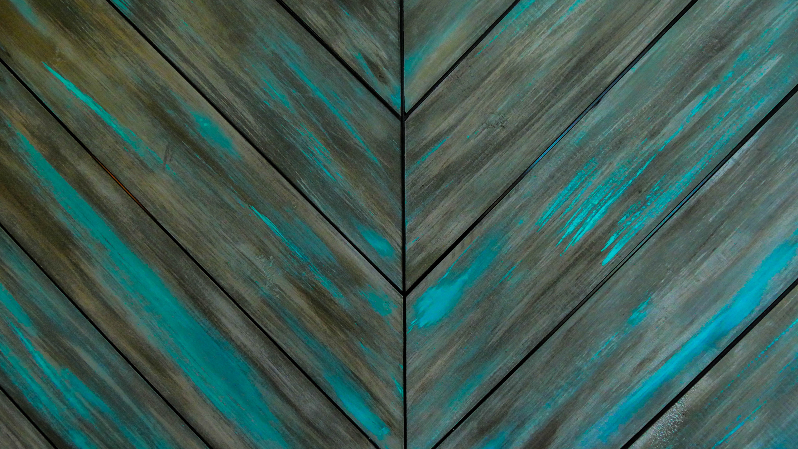 Planche de Bois Marron et Bleu. Wallpaper in 2560x1440 Resolution